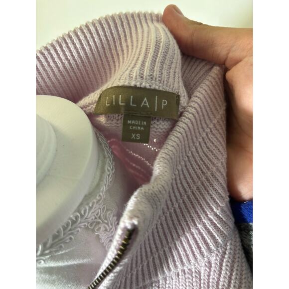 Lilla P Lavendar Lightweight Sweater Sz XS - Picture 2 of 4